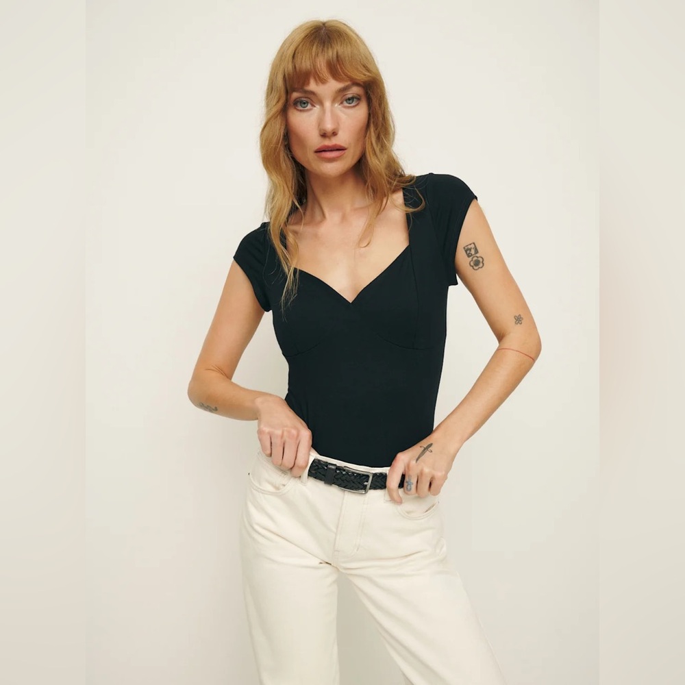 Reformation Brielle Knit Top Medium